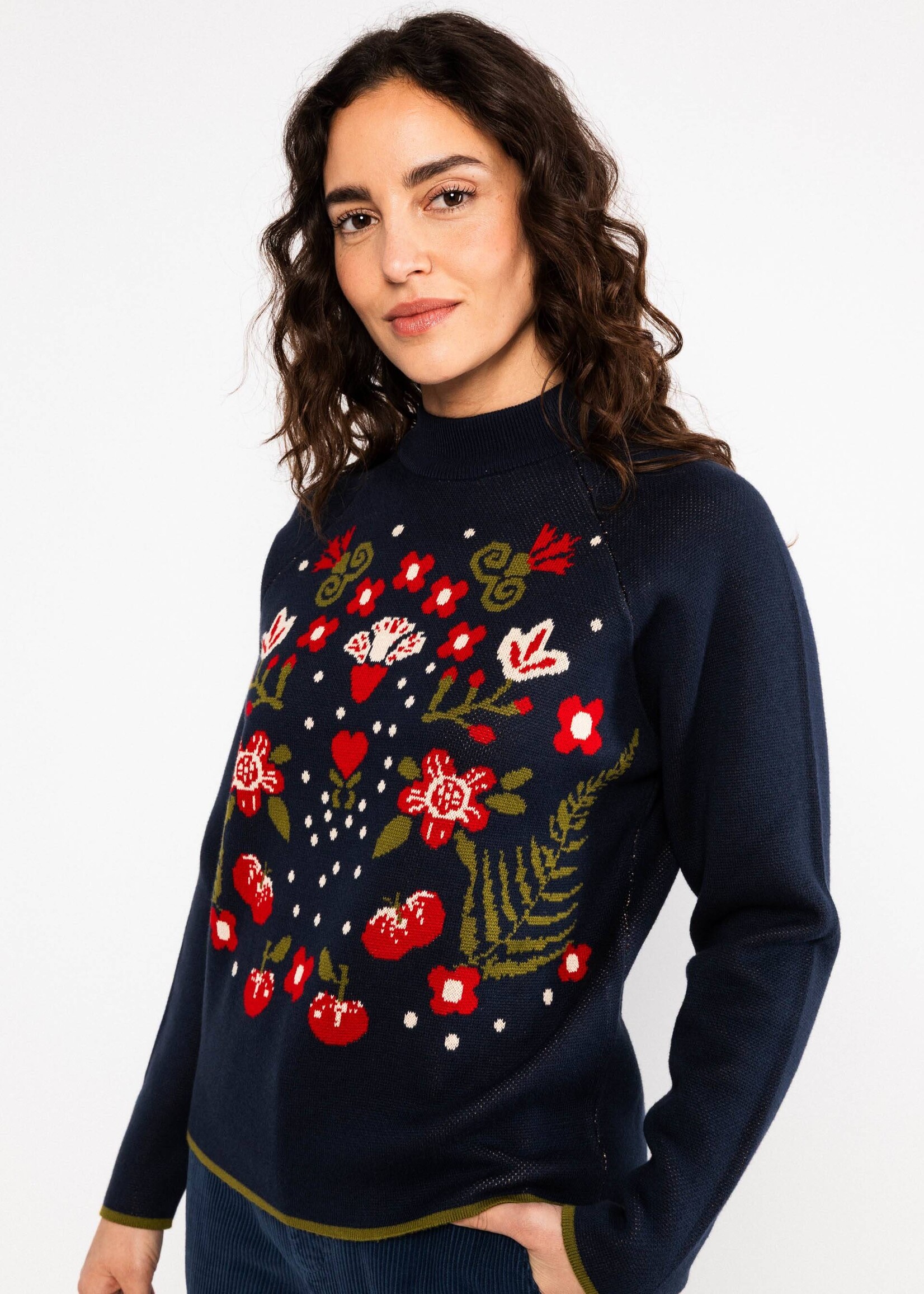 BLUTSGESCHWISTER BLUTSGESCHWISTER KNITTED JUMPER COLD DAY WARM HEART 1263-501
