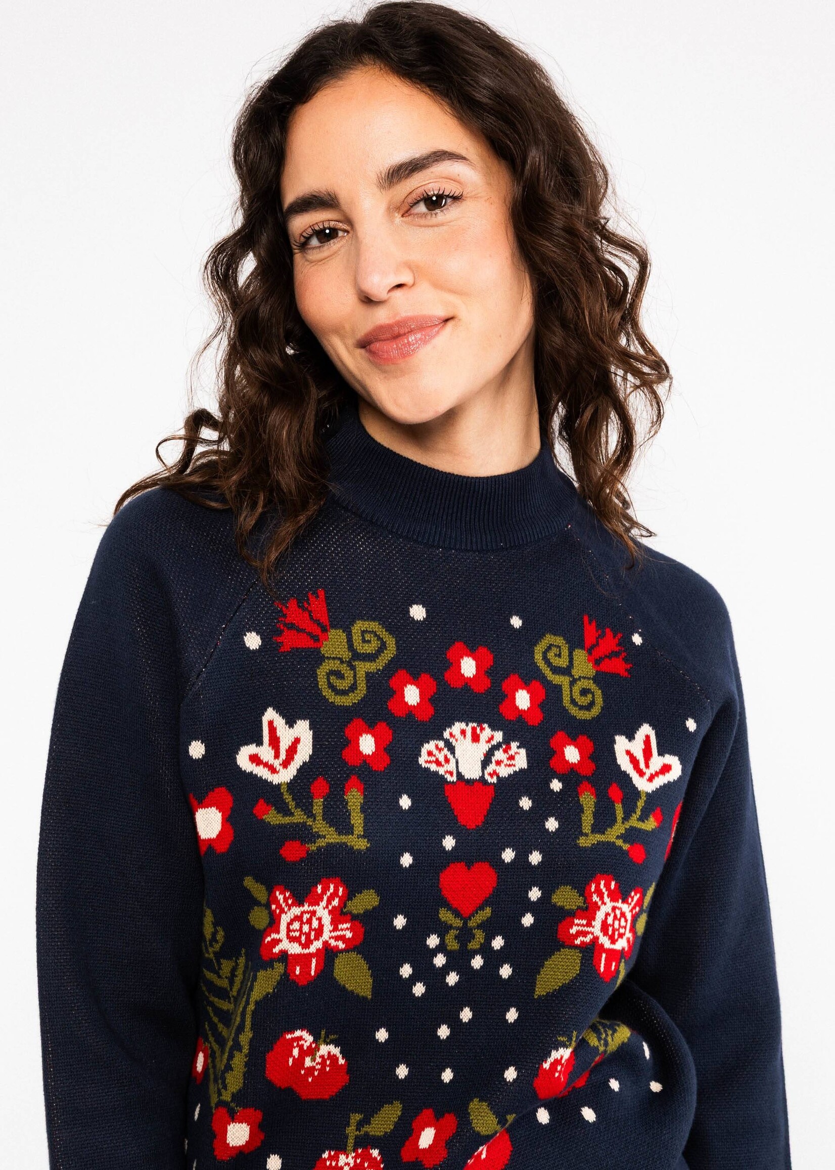 BLUTSGESCHWISTER BLUTSGESCHWISTER KNITTED JUMPER COLD DAY WARM HEART 1263-501