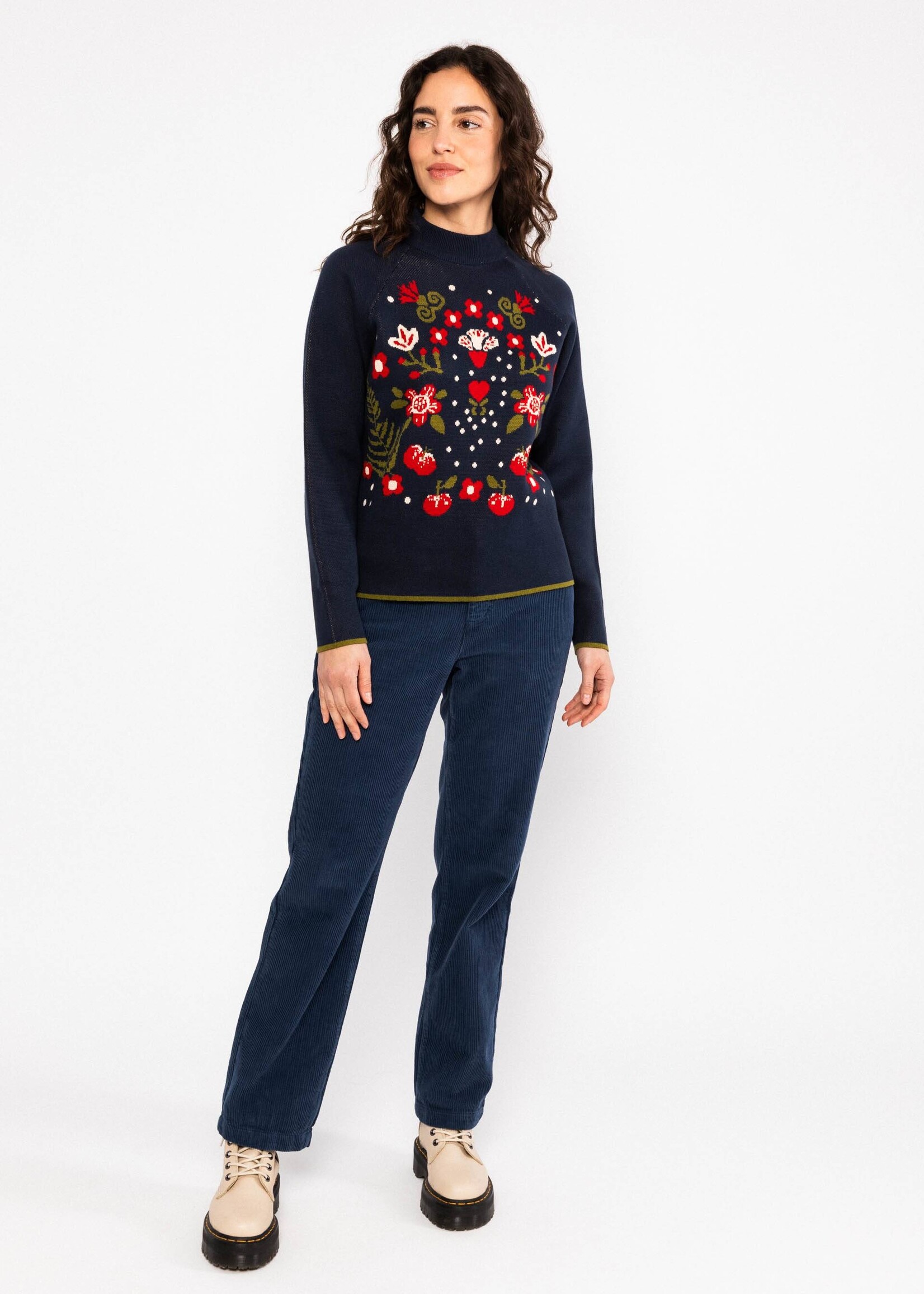 BLUTSGESCHWISTER BLUTSGESCHWISTER KNITTED JUMPER COLD DAY WARM HEART 1263-501
