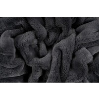 Plaid in Heaven Super zachte fleece deken, grafietgrijs