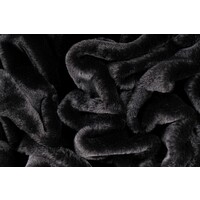 Plaid in Heaven Superzachte zwarte fleece deken