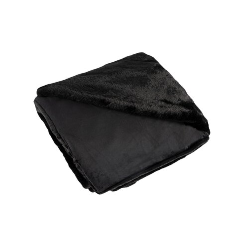 Plaid in Heaven Superzachte zwarte fleece deken