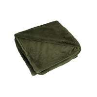 Plaid in Heaven Superzachte donkergroene fleece deken