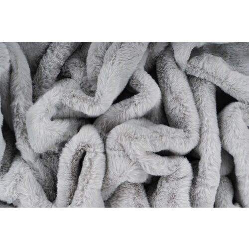 Plaid in Heaven Grote superzachte fleece deken, zilvergrijs