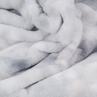 Plaid in Heaven Superzachte grote fleece deken, zilvergrijs gemêleerd