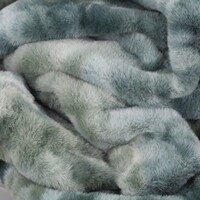 Plaid in Heaven Grote superzachte fleece deken, groen gemêleerd