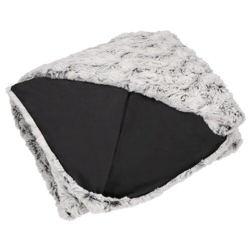 Plaid in Heaven Grote  superzachte fleece deken, zwart-wit