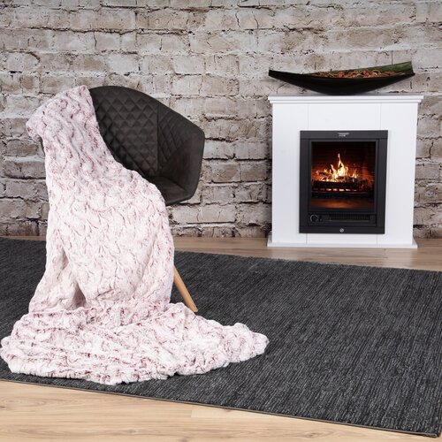 Plaid in Heaven Grote superzachte fleece deken, rood-wit
