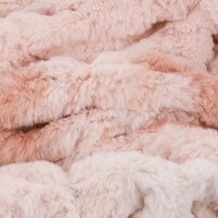 Plaid in Heaven Luxe superzachte fleece deken, roze