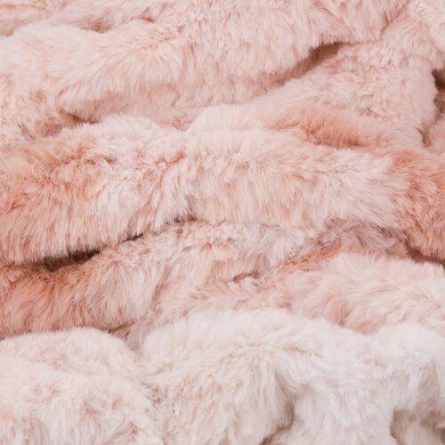 Plaid in Heaven Luxe superzachte fleece deken, roze