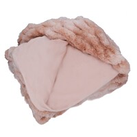 Plaid in Heaven Luxe superzachte fleece deken, roze