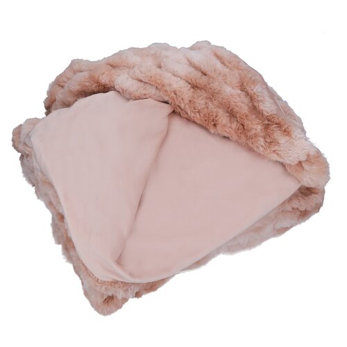 Plaid in Heaven Luxe superzachte fleece deken, roze
