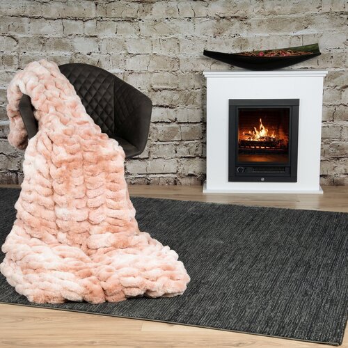 Plaid in Heaven Luxe superzachte fleece deken, roze