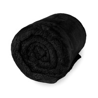 Plaid in Heaven Superzachte zwarte fleece deken