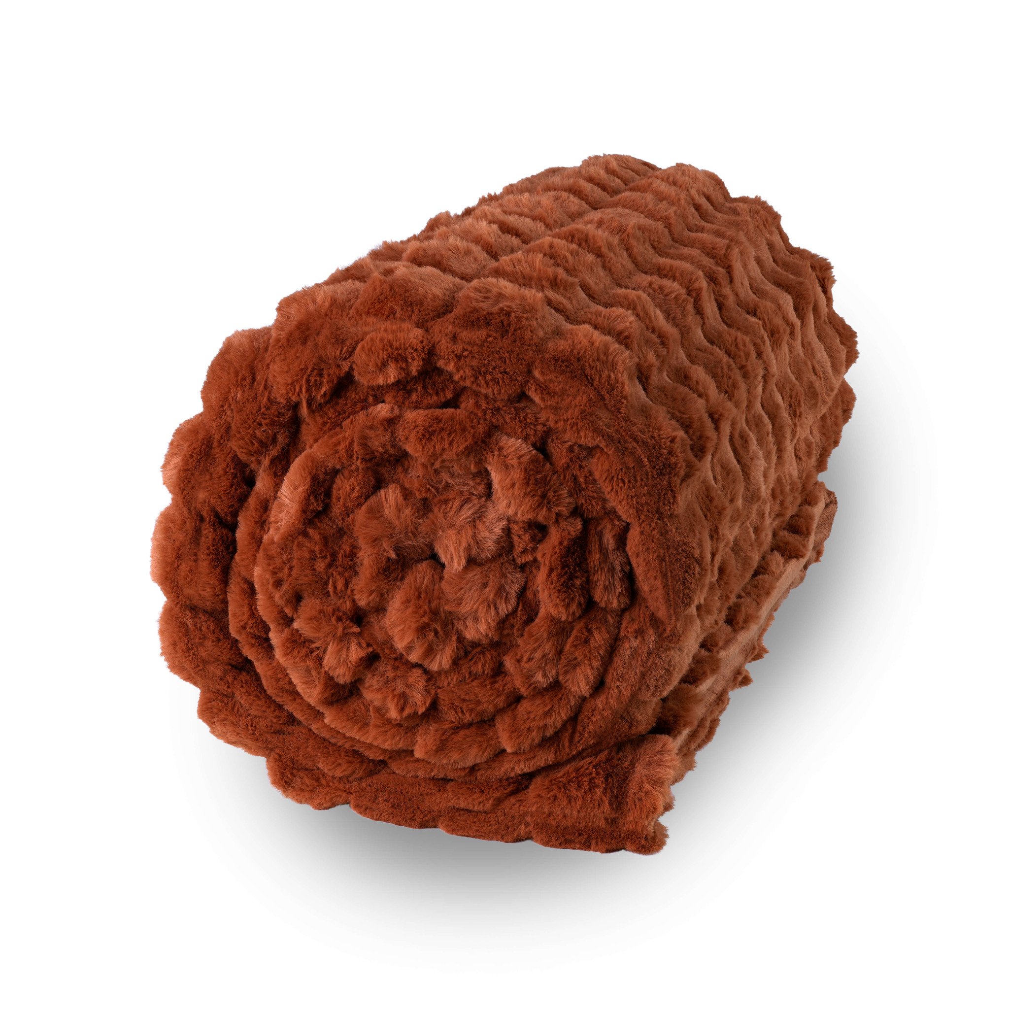 Fleece deken, terra, super zacht Fleecedeken.nl
