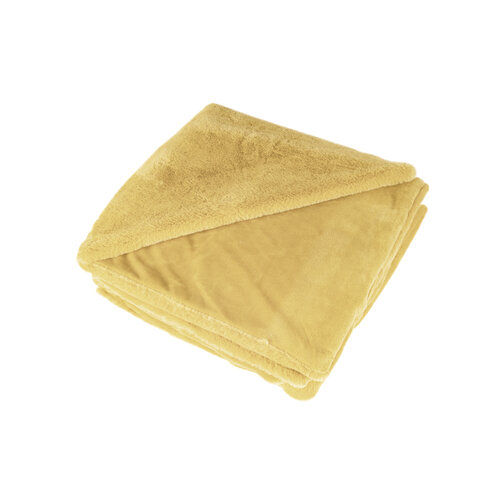 Plaid in Heaven Superzachte gele fleece deken