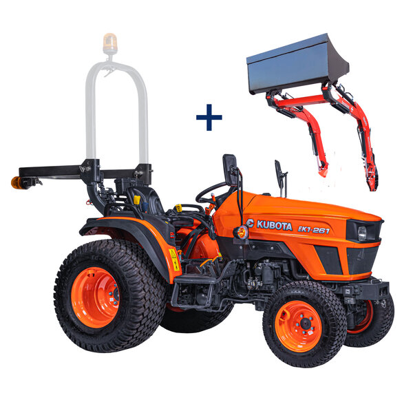 Kubota Kubota EK1-261 - 26PK - BASIS UITVOERING - LANDBOUWBANDEN  MET VOORLADER
