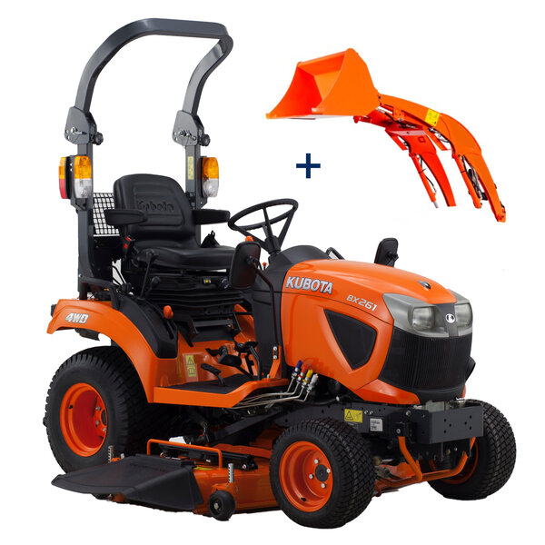 Kubota KUBOTA BX261DV MET MIDDENMAAIDEK 152 CM  EN VOORLADER- Compleet