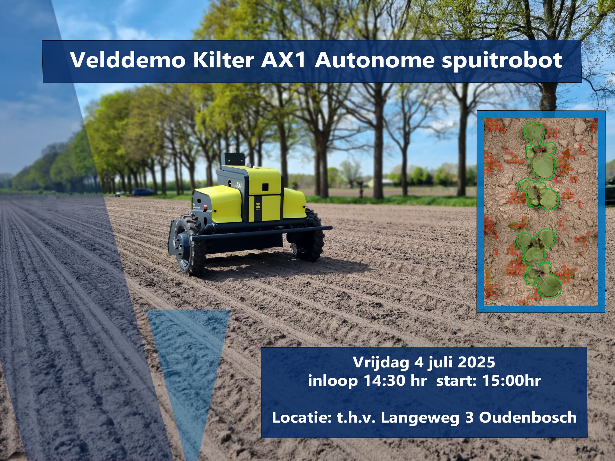 Velddemo Kilter AX1 Autonome spuitrobot - 4 juli 2025