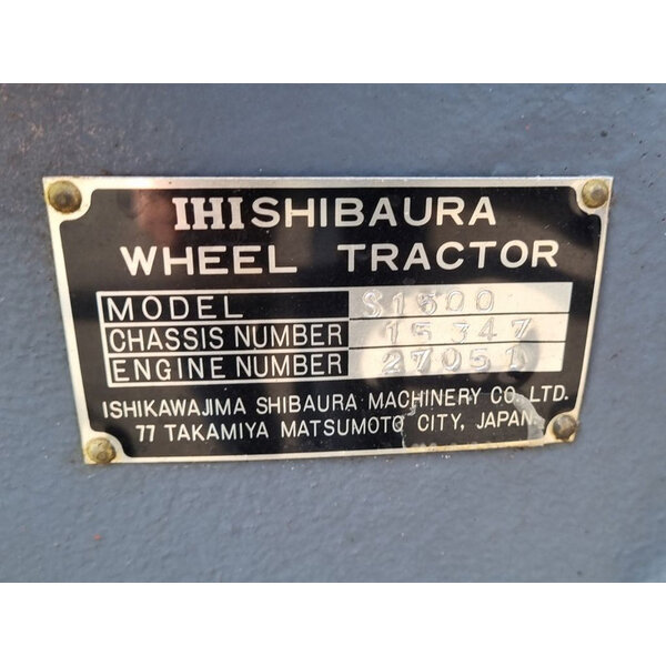 Shibaura Shibaura S1500 TRACTOR