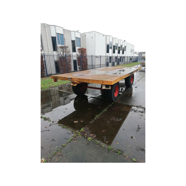 KEVO KEVO PLATTE AANHANGWAGEN MET DISSEL