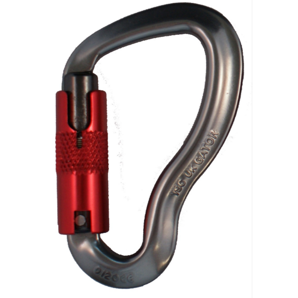 GATOR GATOR KARABIJNHAAK ZWART 25KN SMALL