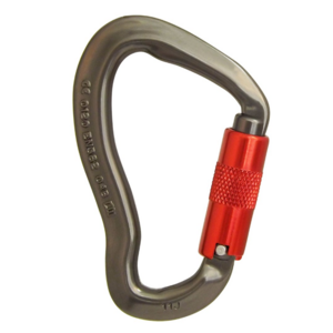 GECKO KARABIJNHAAK ZWART 30KN MEDIUM