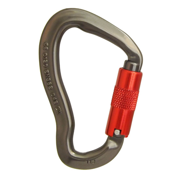 GATOR GATOR KARABIJNHAAK ZWART 30KN LARGE