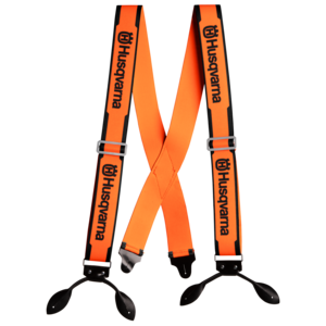 Husqvarna bretels voor veiligheidsbroek (leer)