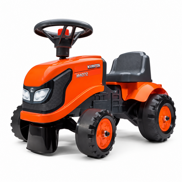 Kubota Kubota M4072 looptractor met aanhanger – voor kleine tractorfans