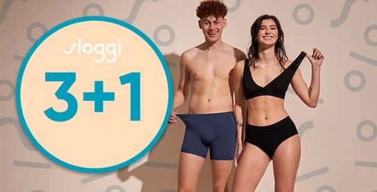 Sloggi 3+1 gratis actie 