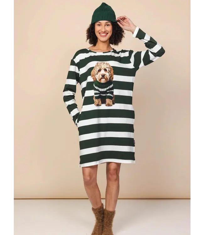 Snurk L. SLEEVE DRESS WOMEN LABRADOODLE