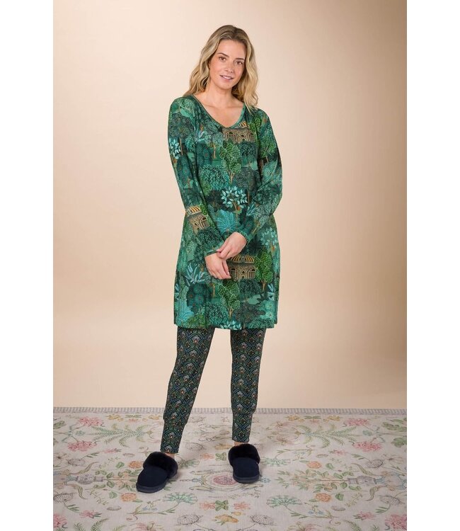 PIP Studio 51.503 DANA LONG SLEEVE NIGHTDRESS JARDIN DE NOCHE BLUE 152