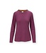 PIP Studio 51.511 TOM LONG SLEEVE TOP MELEE SOLID DARK PINK 252