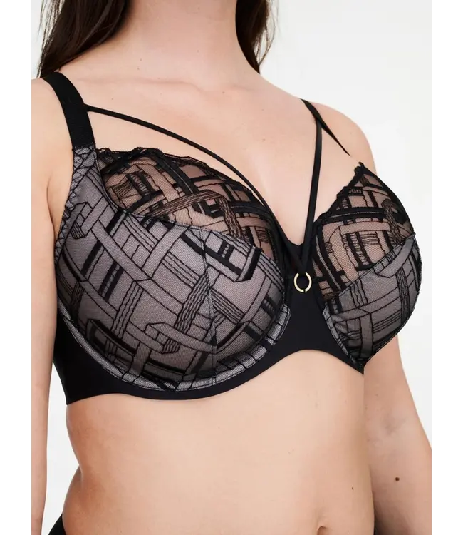 Chantelle C21S10 GRAPHIC SUPPORT BH 011 ZWART