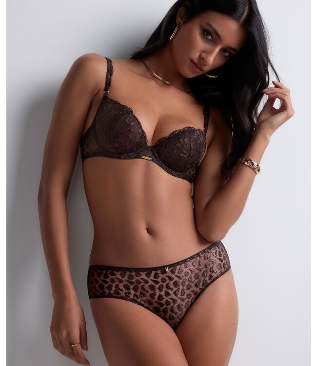 AUBADE 5D94 SATIN BROWN