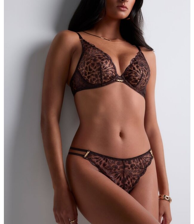 AUBADE 5D26 SATIN BROWN