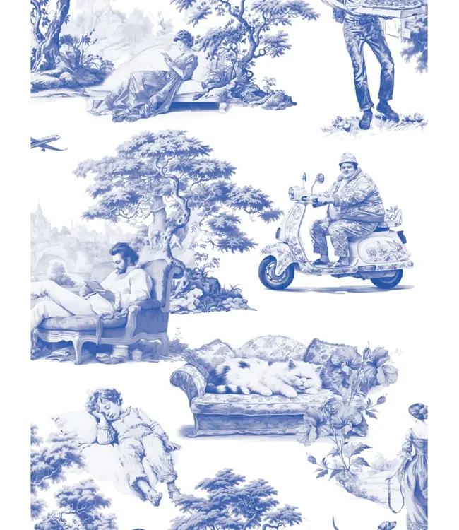 Snurk Amsterdam PANTS WOMEN TOILE DE MODERN JOY REGULAR