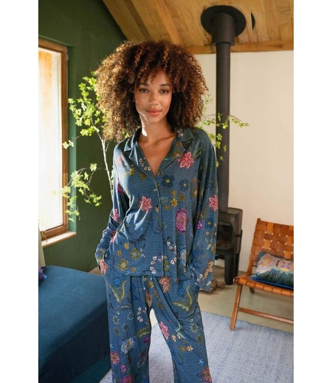 PIP Studio 51.600 BELIN COCO FLOWER BLAUW