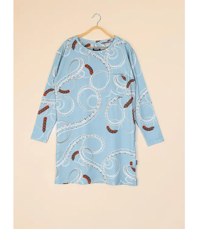 Snurk Amsterdam LONG SLEEVE DRESS PYTHON