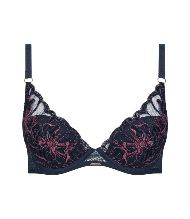 Chantelle C12Q20 FLEURS SIGNATURE B00 SAILING BLUE LUREX