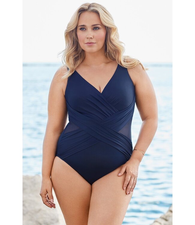 Miraclesuit 6519089W CROSSOVER MIDNIGHT PLUS SIZE