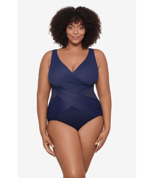 Miraclesuit 6519089W CROSSOVER MIDNIGHT PLUS SIZE