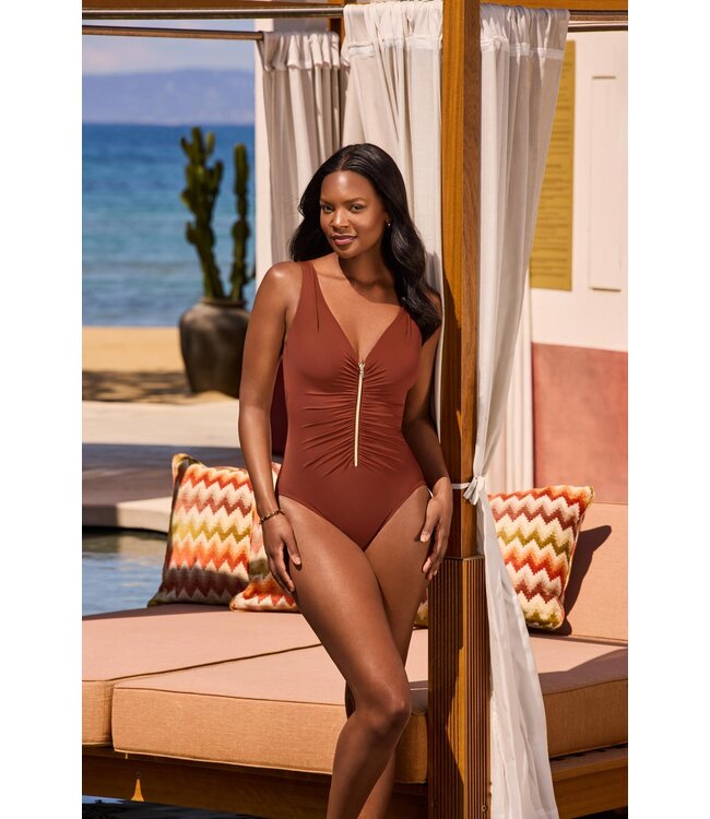 Miraclesuit 6553239 ZIPT COPPER
