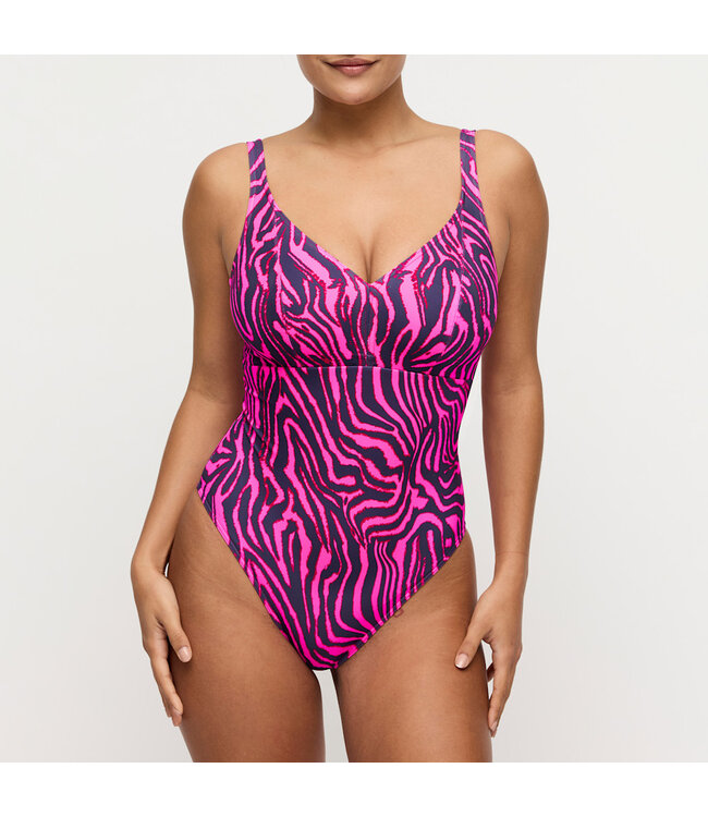 Prima Donna swim  4013737 MALABO HOT PINK ZEBRA