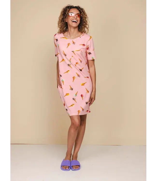Snurk Amsterdam T-SHIRT DRESS ICE CREAM CONES