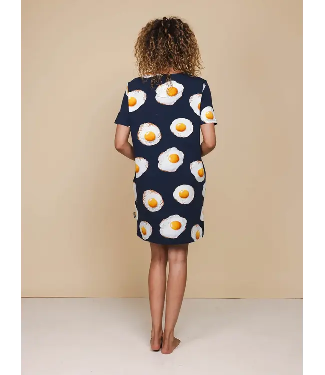 Snurk Amsterdam T-SHIRT DRESS EGGS NAVY