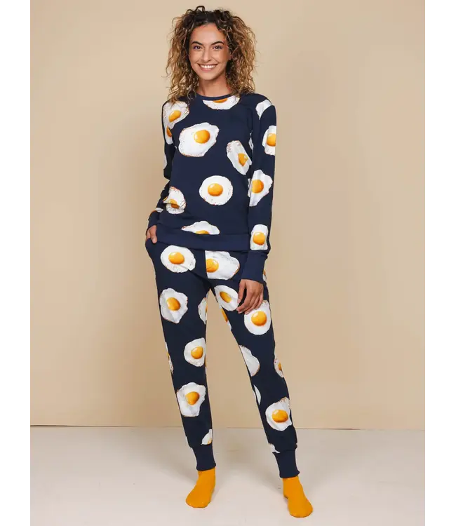 Snurk Amsterdam SWEATER WOMEN EGGS NAVY