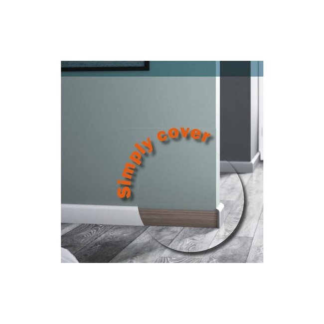 NMC Wallstyl CF1 Overzetplint (110 x 22 mm), lengte 2 m (NMC Overzetplint Paolo)