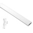 NMC Wallstyl WD2 (70 x 15 mm), lengte 2 m (NMC Deurlijst Danilo)